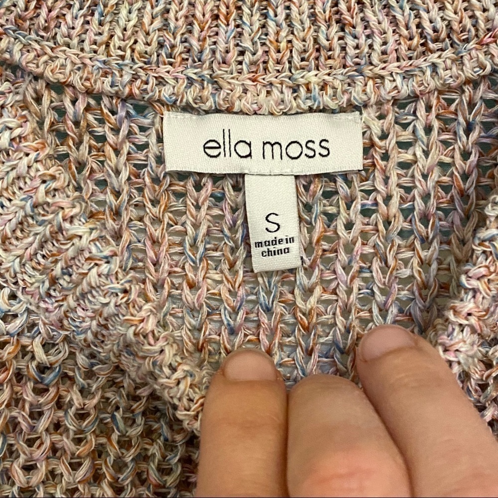 Ella Moss Marbled Knit Sleeveless Sweater Sz Small - Picture 2 of 9